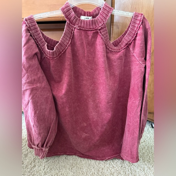 j her Tops - J Her Cold Shoulder Top